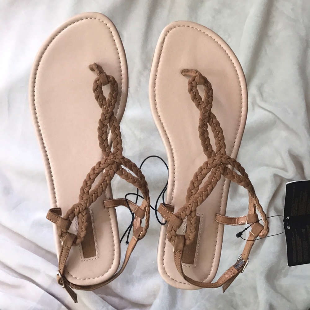 Tan sandals